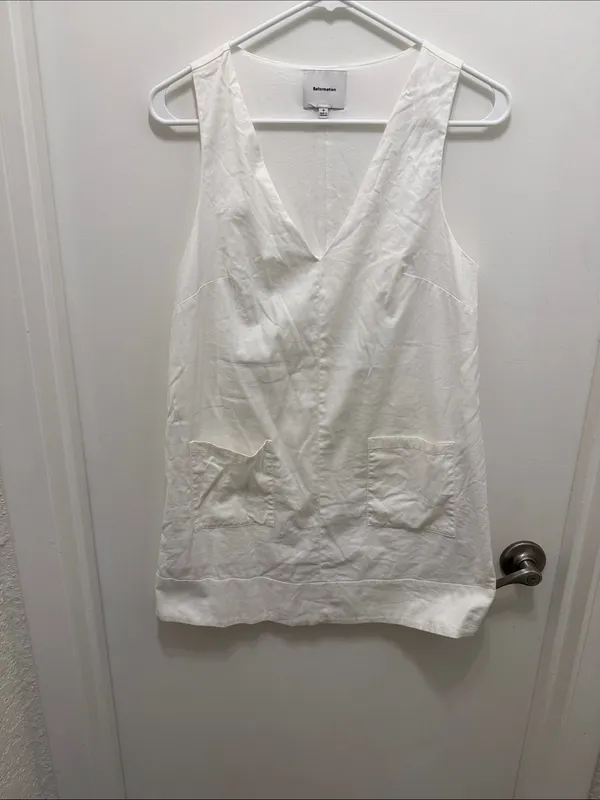 Reformation white Francisca Dress - Image 2
