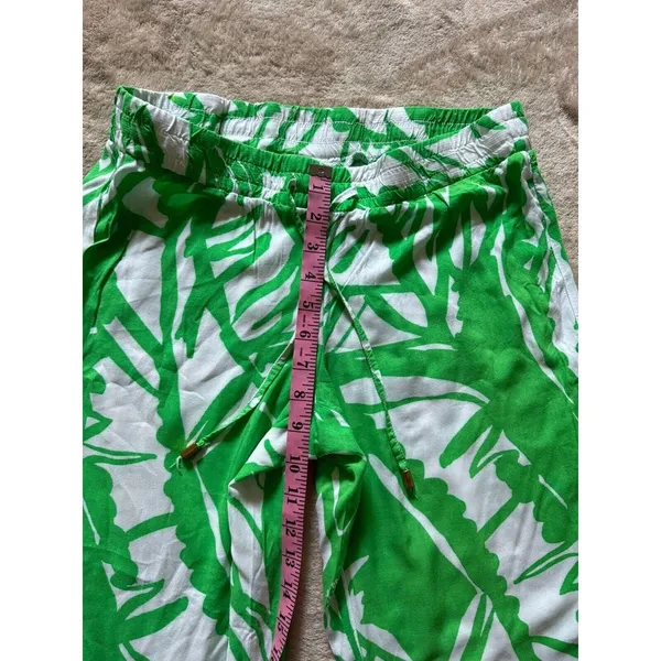 Lilly Pulitzer Women's Rayon‎ Palazzo Boom Boom Tropical Wide Leg Pants Sz Xs - Image 7