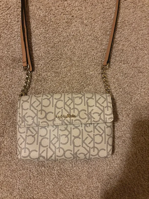 Calvin Klein Beige Purse Crossbody - Image 2