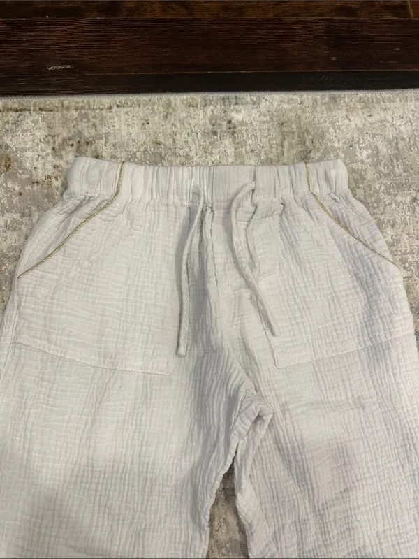 White Cotton pants Size XS - Image 2