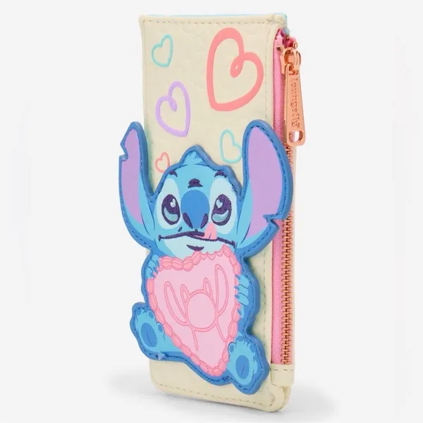 Loungefly Stitch &‎ Angel Be Mine Large Card Holder Wallet - Image 3