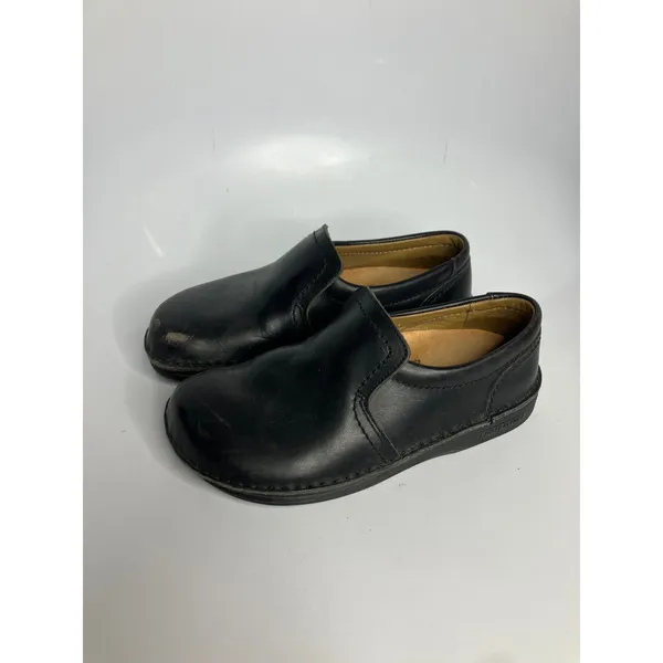 Birkenstock clog shoes chefs nursing black leather‎ women's size 36 - Image 5