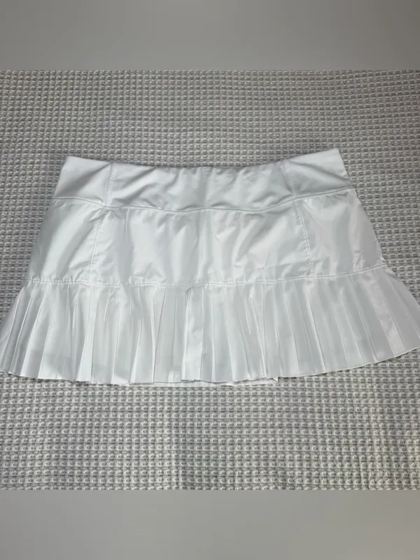 MPG Mondetta Groove White Pleated Hem Knit Skort Golf Pickleball Size XXL - Image 7