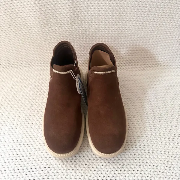Hey Dude NWT No Box Brown Snake Branson Slip On Moccasin Boots 9 Women - Image 4