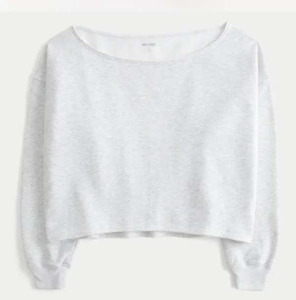 Hollister Off-The-Shoulder Sweatshirt - Image 2