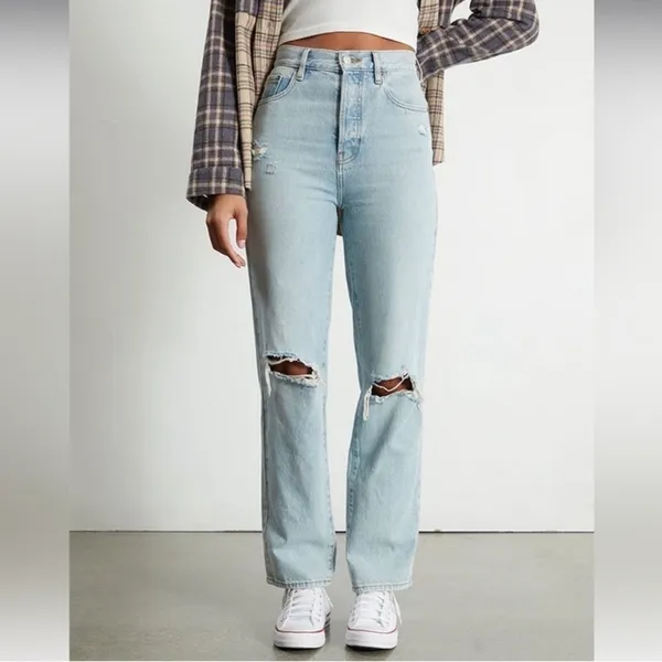 PacSun Dad Light Wash Jeans - Image 2