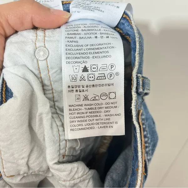 Levis 501 Womens Jeans Button Fly Blue Jeans Size 27x32 - Image 9