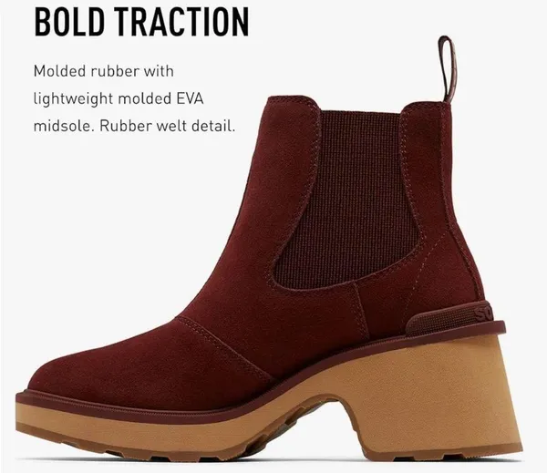 Sorel Women's Hi-Line Heel Chelsea Boots US6.5 Spice, Tawny Buff $190 - Image 10