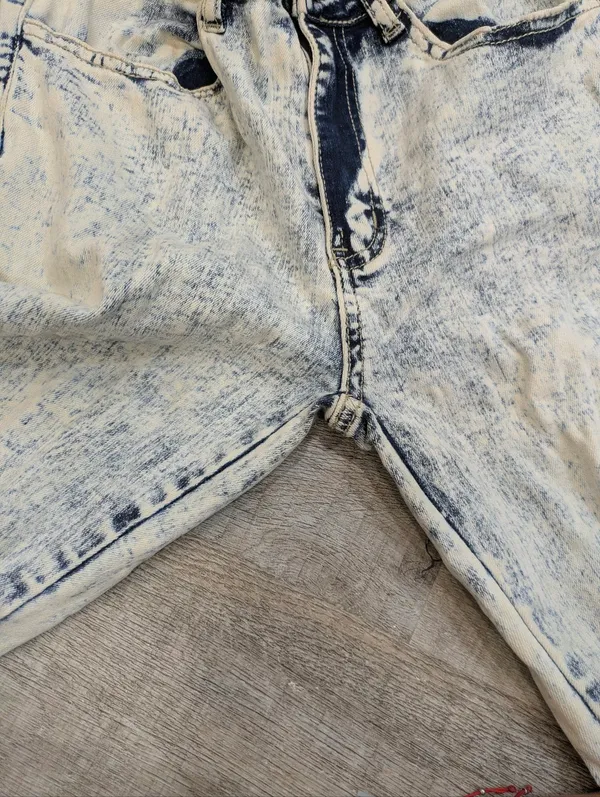 Altar'd State Washed Denim Flare Leg Jeans Size M - Image 2