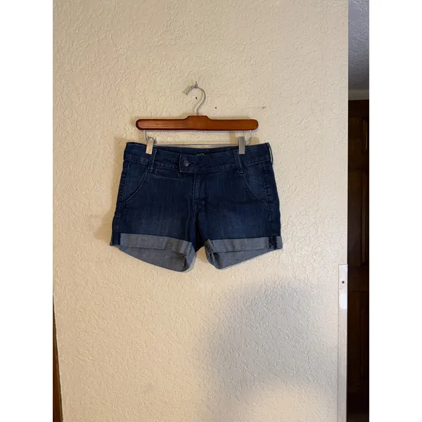 Old Navy Denim Shorts Womens 8 Blue Cuffed Casual Summer Jean‎ Shorts - Image 2
