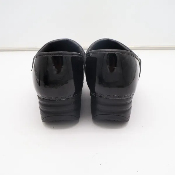 Croft & Barrow Juliana Clogs Womens US 7.5M Black Patent Leather Slip On Shoes - Image 8