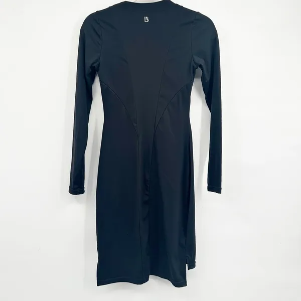BuffBunny‎ Womens Black Fall In Love Athleisure Compression Bodycon Dress Size M - Image 7