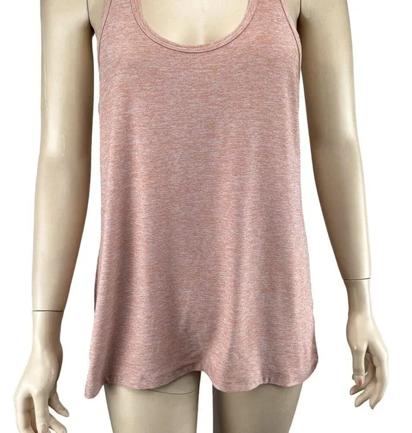 Beyond Yoga Tank Top Medium Double Up Racer Tank‎ Pink Heathered - Image 8
