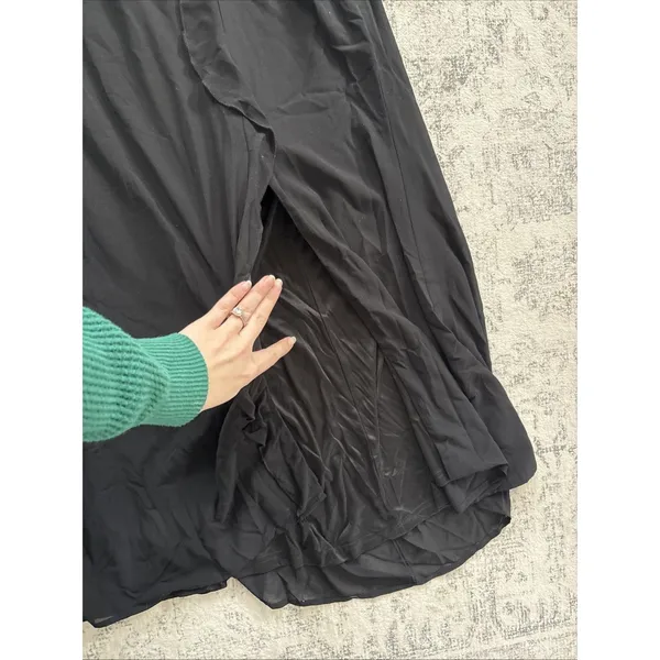 Lulus Excellent Sensation Black Strapless Ruffled Maxi Dress Size 1X NWT Formal - Image 8
