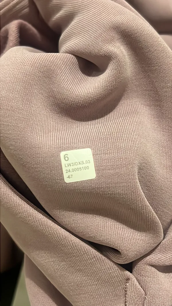 Lululemon Brushed Softstreme Half Zip ColourRose Blush - Image 6