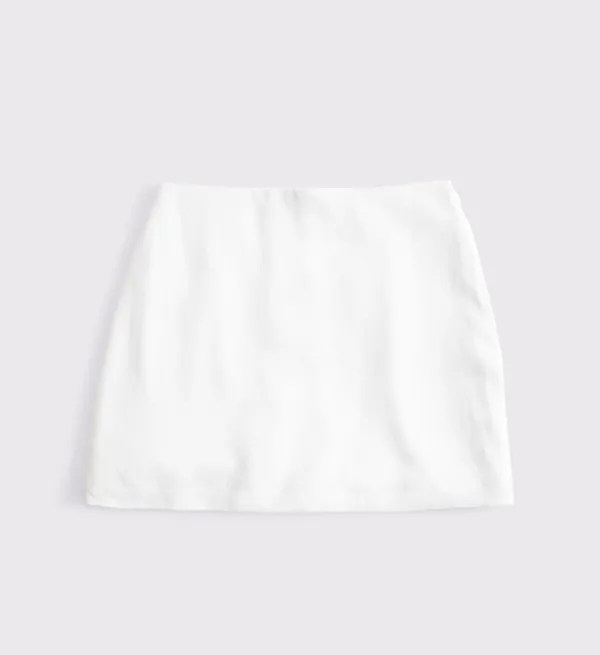 Abercrombie & Fitch white linen skirt - Image 3