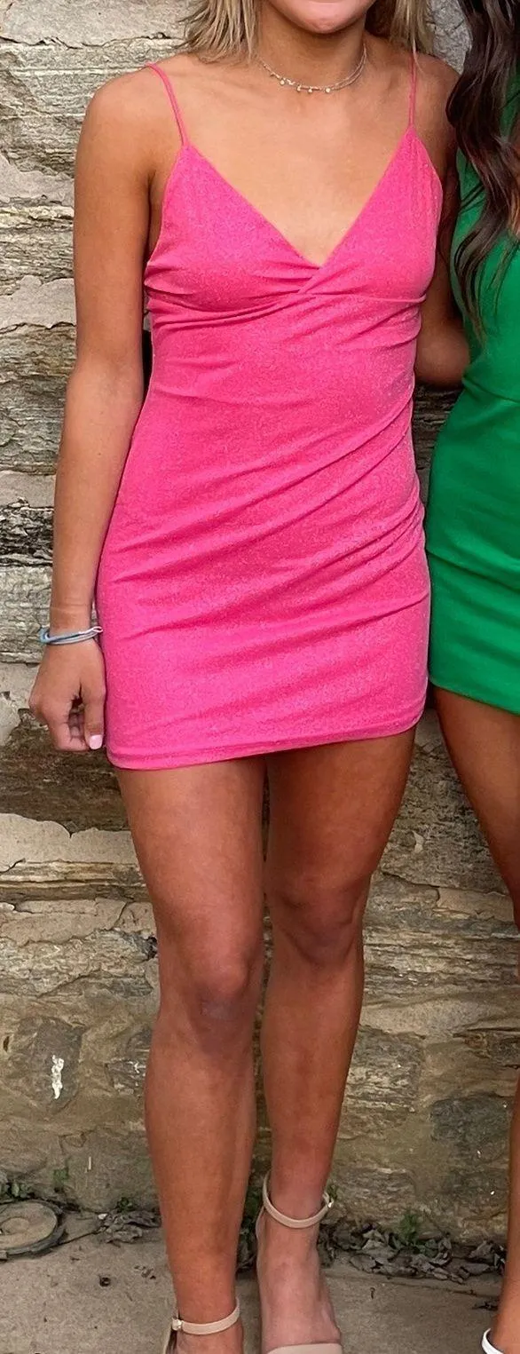 Revolve Sydney Sparkle Dress In Pink Size Small - Image 3