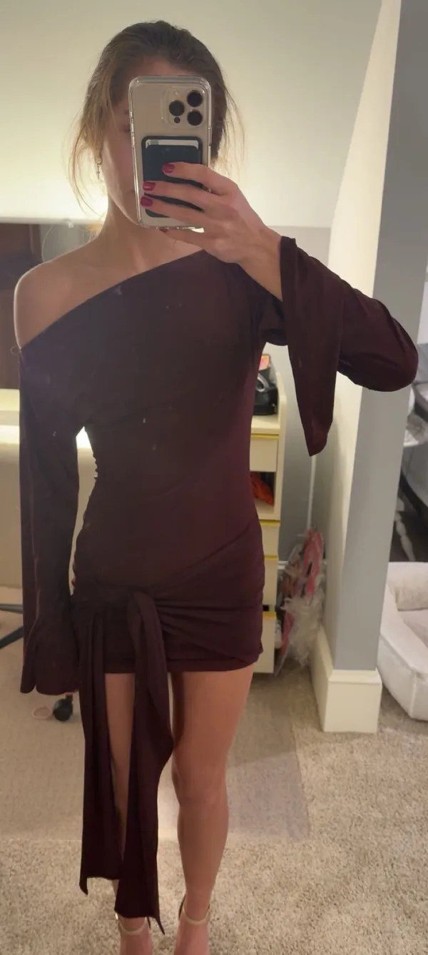 Revolve Mini Tie Dress - Image 2