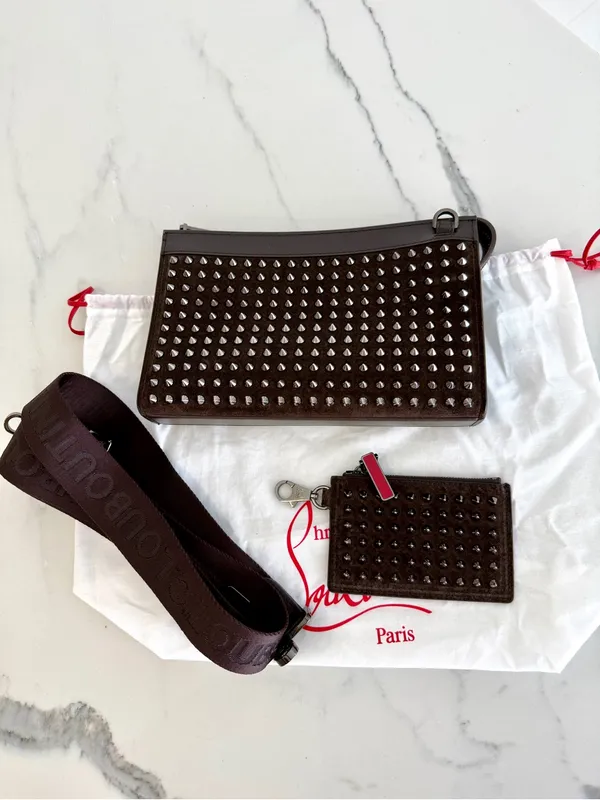 Christian Louboutin Funky Stud Crossbody - Image 11