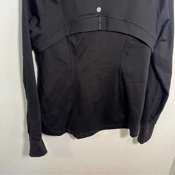 90 Degree by Reflex Women's Sz Large Full Zip Runner Jacket Black Stretch Pocket - Image 9