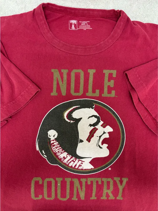 Florida State Seminoles T-shirt Size Large Collegiate - Image 3