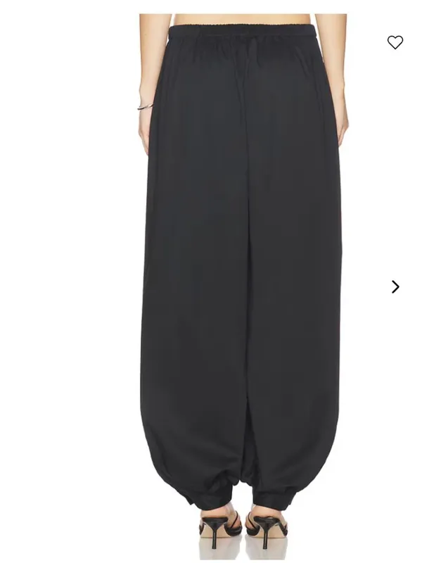 MORE TO COME Marissa Balloon Pant in Black Size S $78 - Image 3