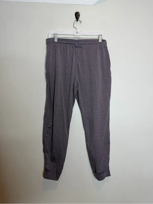 Vuori DreamKnit Performance Joggers Womens M Heathered Purple Gray Athletic - Image 5