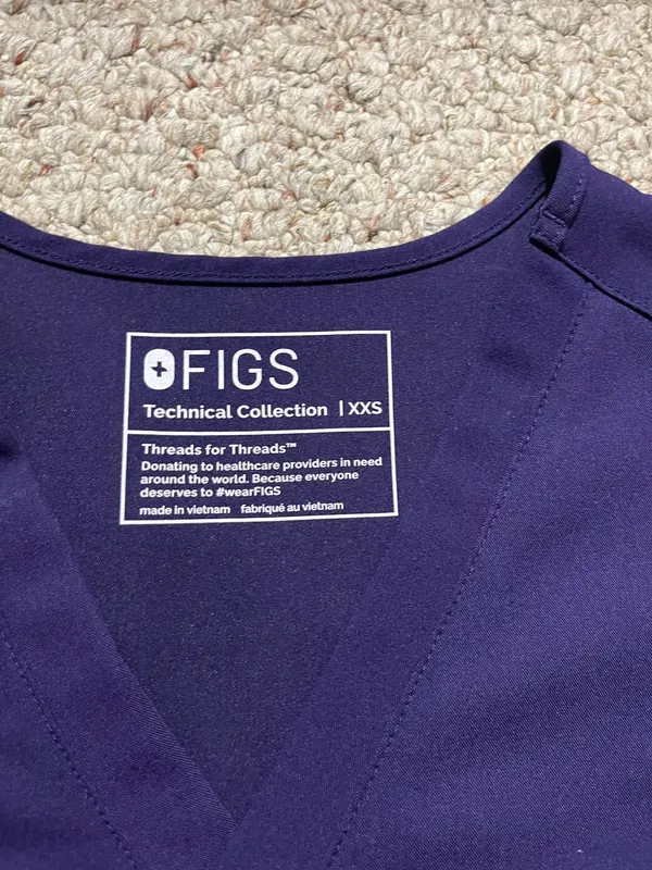 FIGS Purple Jam Scrub Set - Image 5