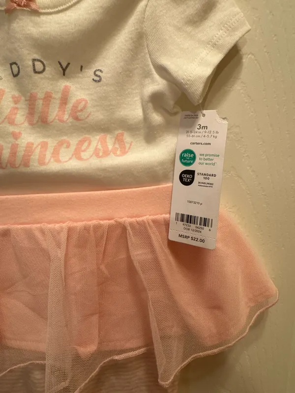 Carters Daddy’s little princes 2 piece set Pink Size 3 months - Image 3