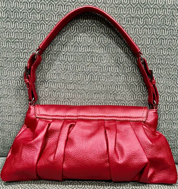 Red Jeweled Fashionable Handbag - Image 2