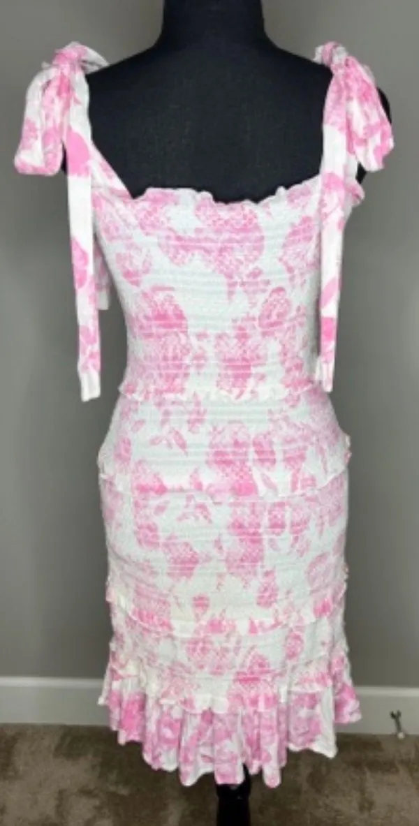 Pink & White dress - Image 7