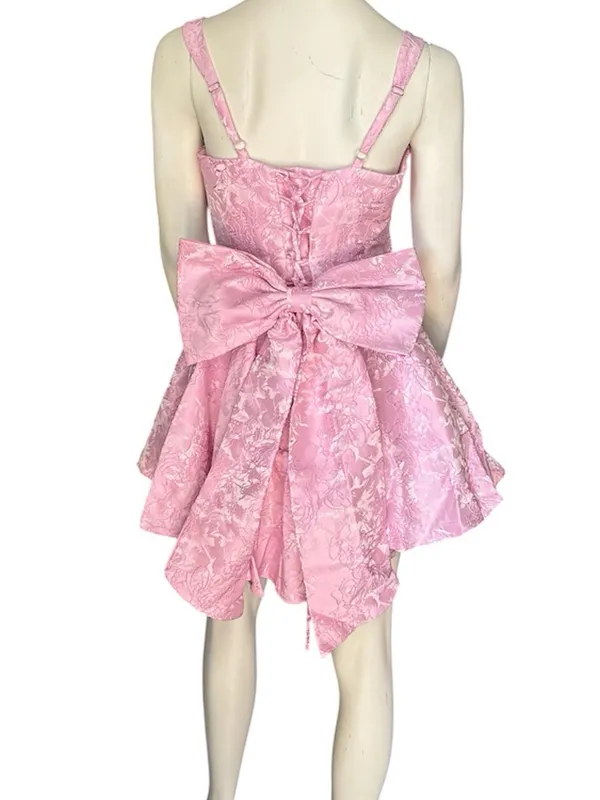 Elegant Flared Princess Dress Pink Size 10 NWOT - Image 6