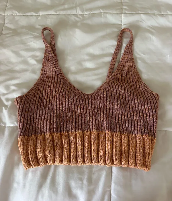 Free People Knit Crop Top - Image 2