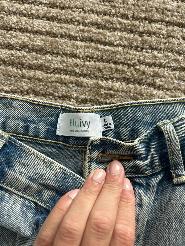 Jean shorts Blue Size L - Image 3