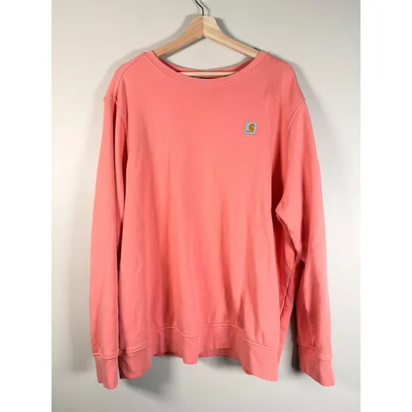 Carhartt Womens TS6179-W Coral Pink Tencel Fiber Series Relaxed Sweatshirt 2X - Image 2