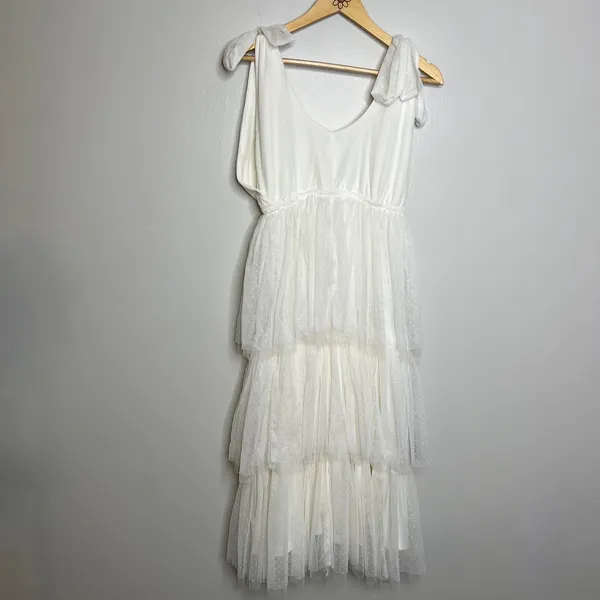 Baltic Born Tessa Tiered Tulle Midi Dress - Image 5