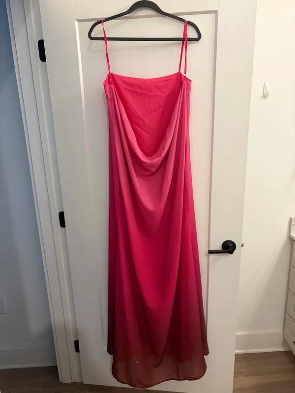 Peppermayo Marianne Maxi Pink Ombre Dress - Image 8