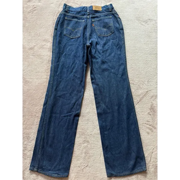 Vintage‎ Levis 25035 Jeans Women's Dark Wash High Waist Orange Tab 90s Size 16 - Image 2