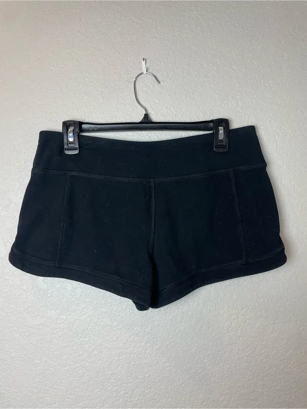 Avia Black Women's Training Shorts with Wide Waistband Size L - Image 4