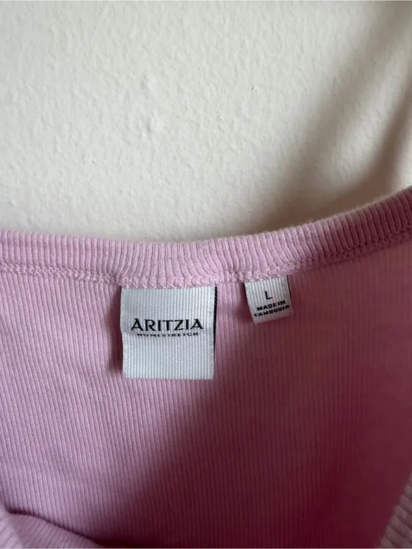 Aritzia Pink HomeStretch Cami Tank - Image 4