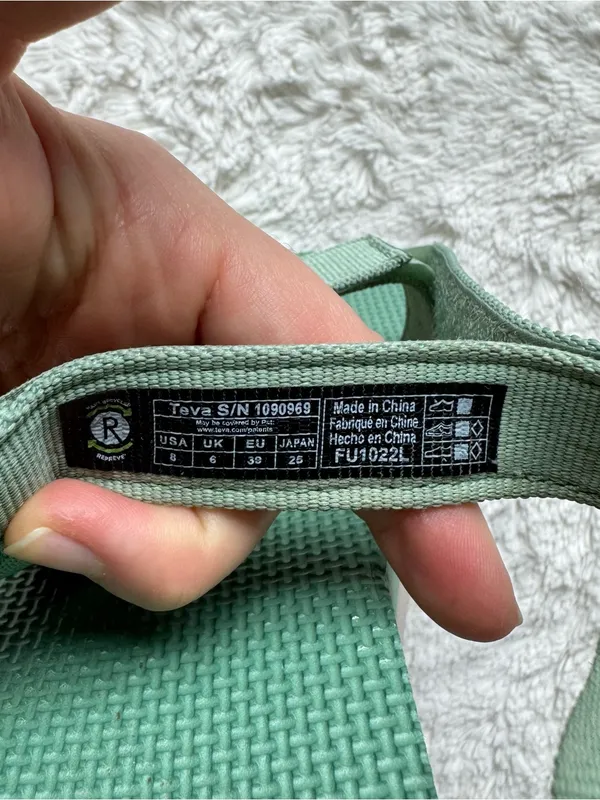 Teva Midform Universal Sandals Women's Size 8 Basil Green Outdoor Hiking Casual - Image 6