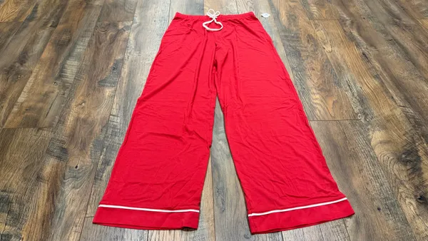 Gap Women's Softest Modal Drawstring PJ Pants Red Pajama Lounge, Size XS, NEW - Image 2