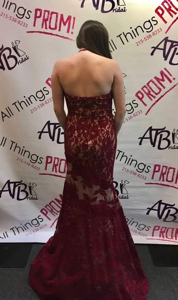 Lace Prom Dress - Image 2