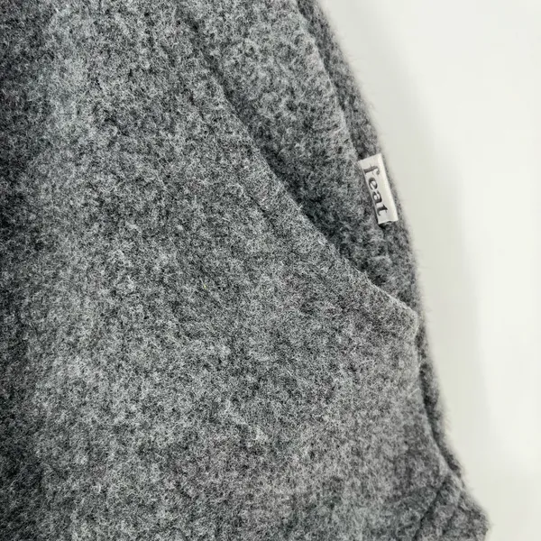 FEAT BlanketBlend Fleece Shorts Womens S Gray High Rise Lounge Sweatshorts NWT - Image 8
