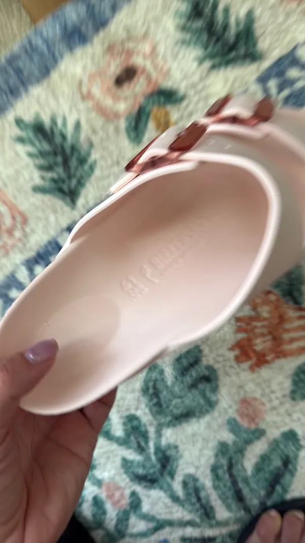 Birkenstock Pink Arizona Big Buckle Sandals - Image 7