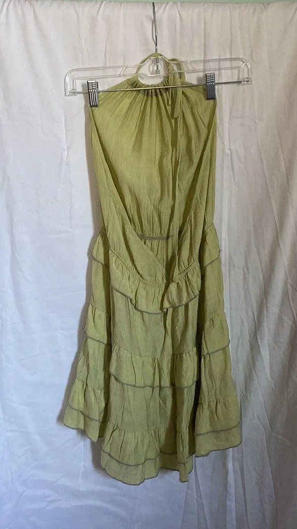 SheIn Green Halter Formal Dress - Image 2
