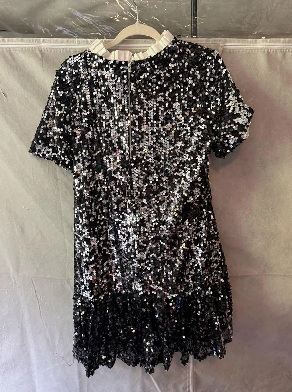 NWT melloday sequin drop waist removable collar dress - Image 2