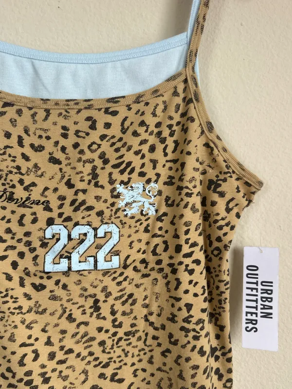 NWT Urban Outfitters BDG Nico 222 Graphic Double Layer Cami - Image 5