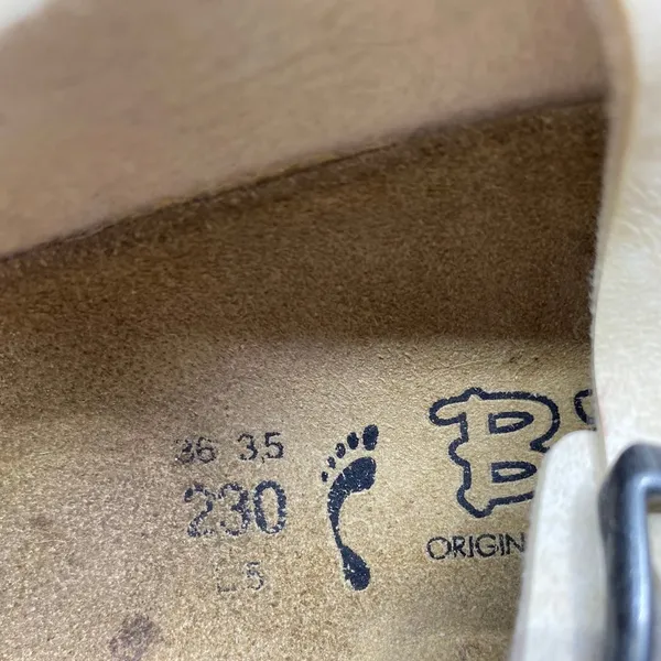 Unisex Birkenstock Alpro White Sandals Sz: EU 36 - Image 7