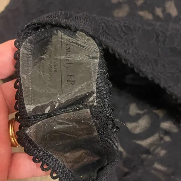 Free People Intimately Speed Date Black Lace Bodysuit‎ NWOT - Image 7